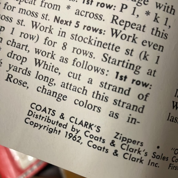 Vintage Sewing Notions & Thread Lot with Lace, 1962 Crochet for Babies Booklet - Picture 4 of 15